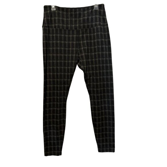Lysse New York Womens Harvest Plaid High-Waist Stretch Pants Leggings Size L‎ - Picture 1 of 12